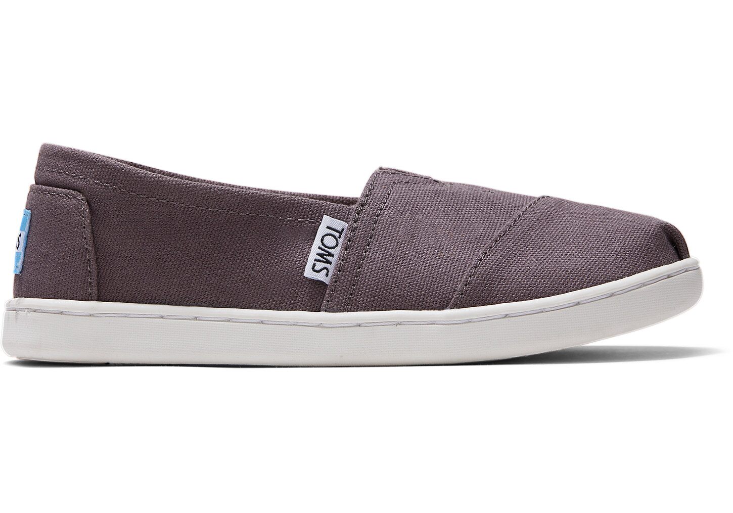 Toms Classics Canvas - Kids Alpargata Espadrilles - Grey - NZ - 874123HLB